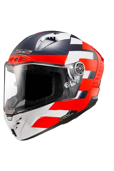 LS2 THUNDER KARBON ALLIANCE -MAVİ-BEYAZ KASK ürün görseli