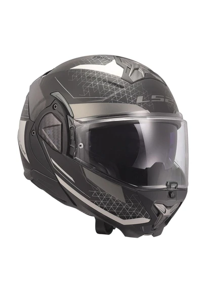LS2 ADVANT 2 ASTRAL MAT GRİ-SİYAH KASK - Resim 4