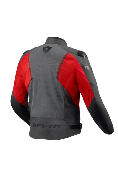 Revit Control Air H20 Korumalı Motosiklet Montu Gri Kırmızı - Resim 2