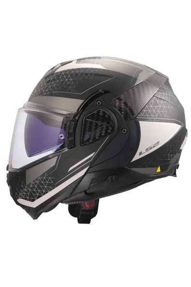 LS2 ADVANT 2 ASTRAL MAT GRİ-SİYAH KASK - Resim 7