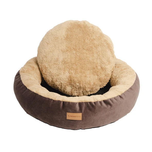 Peluş Minderli Küçük ve Orta Irk Kedi Köpek Yatağı 62x65 cm - 5