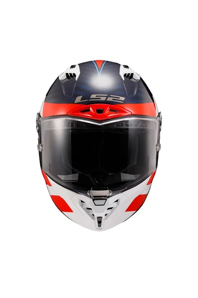 LS2 THUNDER KARBON ALLIANCE -MAVİ-BEYAZ KASK - Resim 4