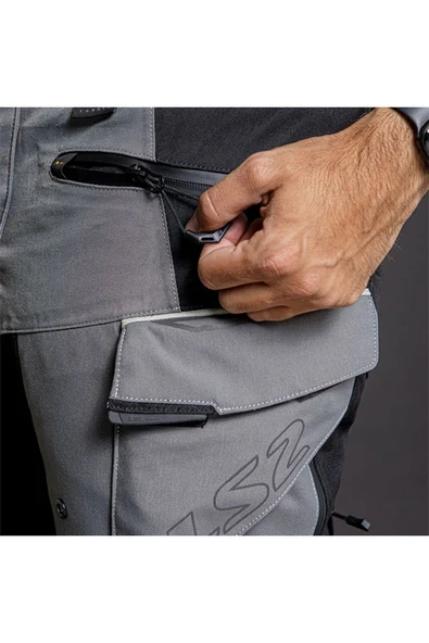 LS2 APOLLO PANTOLON SİYAH-GRİ - Resim 4