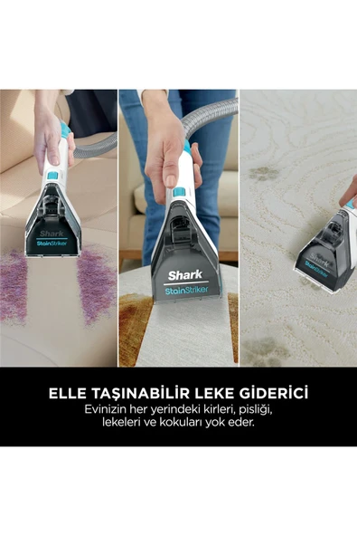 Shark StainStriker Halı Koltuk Yıkama ve Leke Çıkarma Makinesi - Resim 6