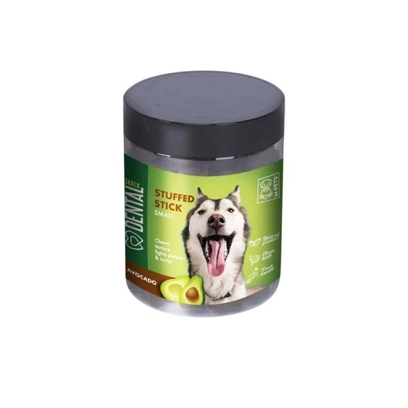 M-Pets Stuffed Stick Avokado Özlü Diş Sağlığı Destekleyici Küçük ve Orta Irklar İçin Köpek Ödülü 170 Gr ürün görseli 1