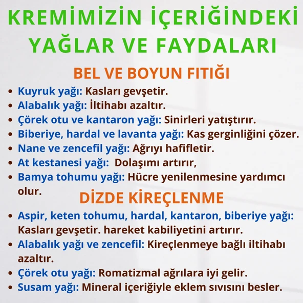 KUYRUK YAĞI KREMİ (ZENGİNLEŞTİRİLMİŞ FORMÜL) - 2