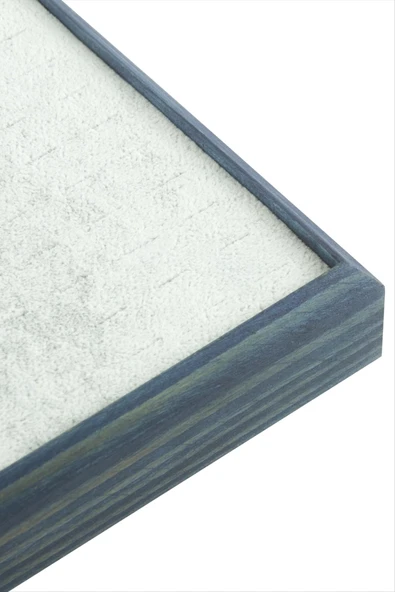 Ahşap Anfora Kumaş Piercing Küpelik 18*24 cm - 2