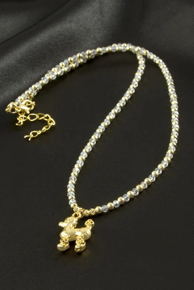 Köpek Kristal Kolye - Resim 2