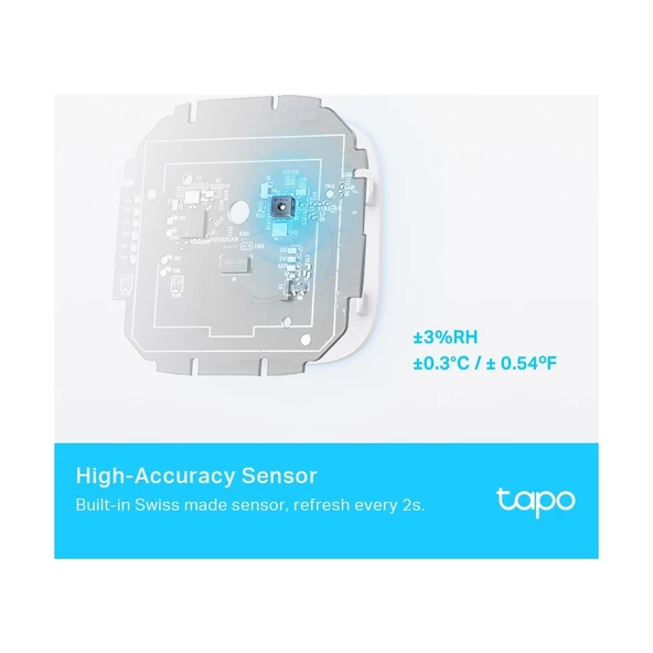 Tp-Link Tapo T315 Akıllı Isı&Nem Sensörü - 6
