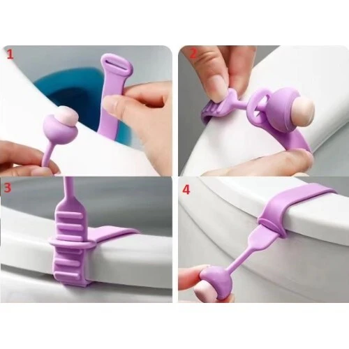 Klozet Kapağı Hijyen Aparatı - Resim 3