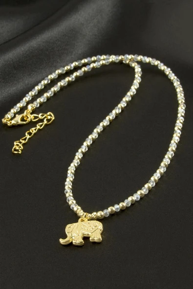 Fil Kristal Kolye - Resim 2