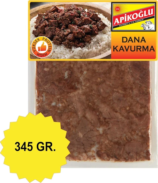 Apikoğlu KARE DİLİM DANA KAVURMA 350 GR - 1