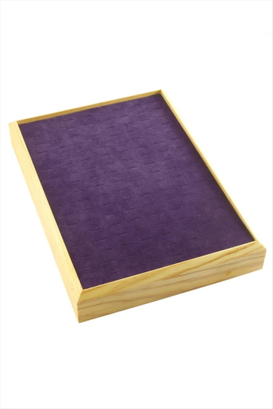 Ahşap Anfora Kumaş Piercing Küpelik 18*24 cm - 8