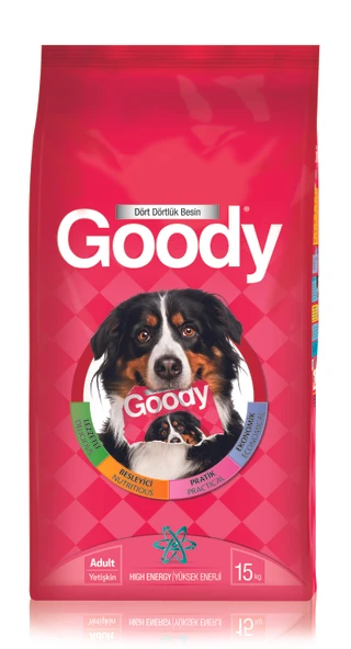 Goody High Yüksek Enerjili Yetişkin Köpek Maması 15 Kg - 1