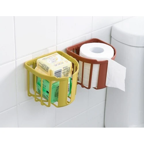 Yapışkanlı Çok Fonksiyonlu Banyo Organizeri BEYAZ ürün görseli