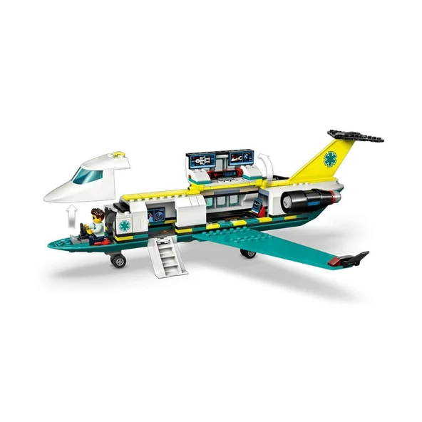 60465 Lego City Helikopter Ambulans Uçağı 403 parça +6 yaş - 4