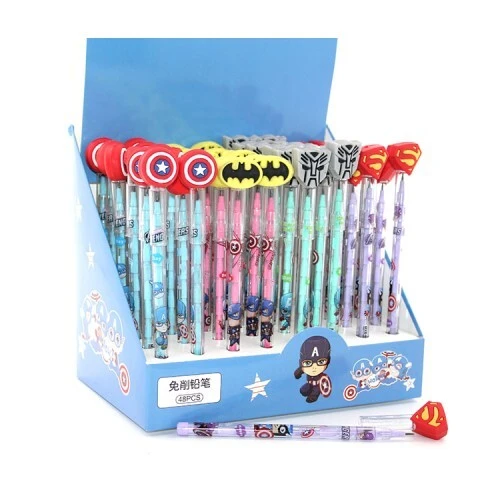 Karışık Kahraman Figürlü Kurşun Kalem Model 3 ürün görseli