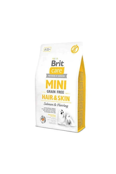Care Tahılsız Mini Hair Skin Somonlu Köpek Maması 2 Kg ürün görseli 1