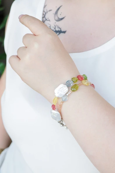 Kasımpatı-	Sonsuz sevgi Kadın Bileklik - Resim 3