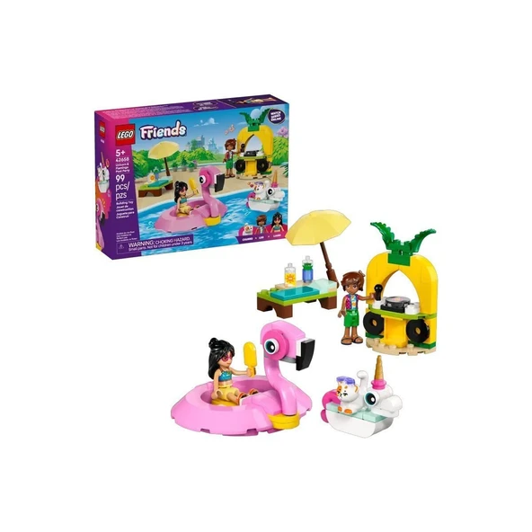 42658 Lego Friends Unicorn ve Flamingo Havuz Partisi 99 parça +5 yaş - 2