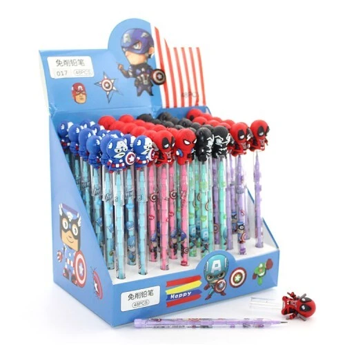 Karışık Kahraman Figürlü Kurşun Kalem Model 2 ürün görseli