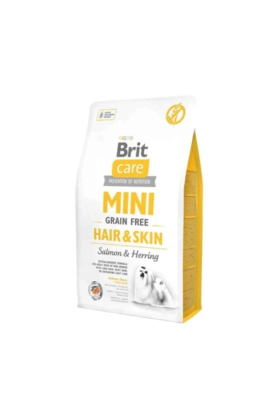 Care Tahılsız Mini Hair Skin Somonlu Köpek Maması 2 Kg ürün görseli 1