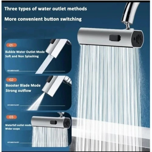 360 Derece Döner Musluk Başlığı ürün görseli