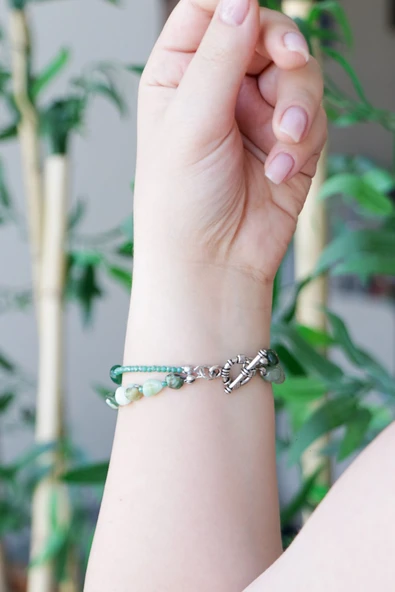 Fesleğen	 Sevgi, uğur Kadın Bileklik - Resim 2