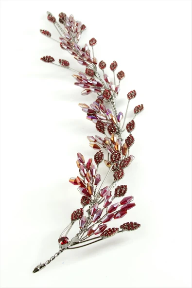 Yaprak Taşlı Saç Aksesuarı - Resim 2