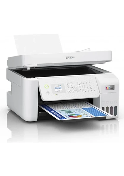 Epson L5296 MEAF Yazıcı-Tarayıcı-Fotokopi-Faks Renkli Mürekkep Tanklı Yazıcı WI-FI Ethernet ürün görseli 1