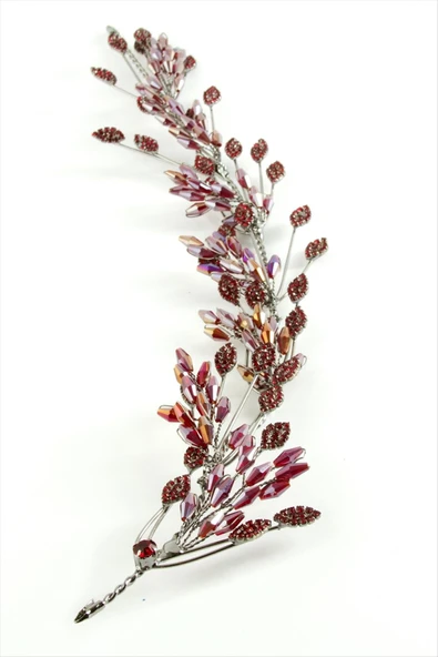 Yaprak Taşlı Saç Aksesuarı ürün görseli