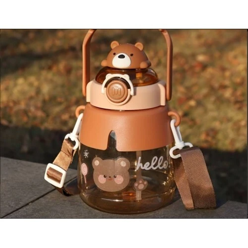 Sevimli Hayvanlar Su Matarası - Resim 3