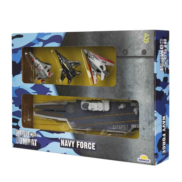 ASKER OYUN SET JET/UÇAK GEMİSİ 4PRÇ ürün görseli 1