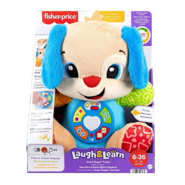JFD25 Fisher Price Eğtici Köpekçik-Yaşa Göre Gelişim Türkçe - Resim 2