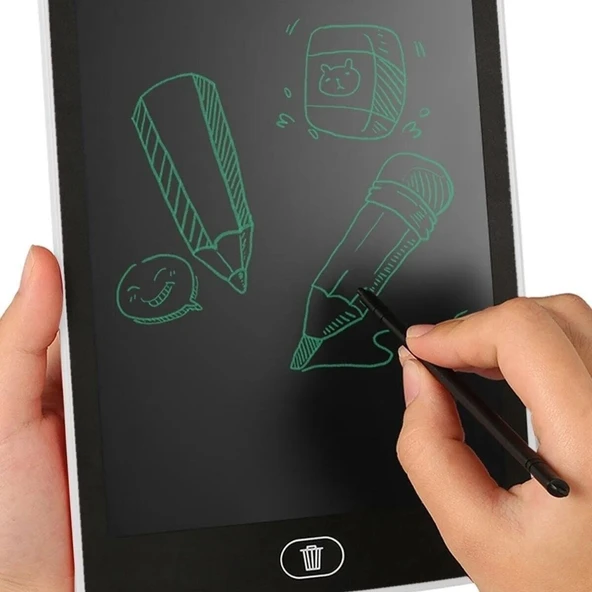 8.5 inç Renksiz Silinebilir Kalemli Yazı Tableti - Resim 5