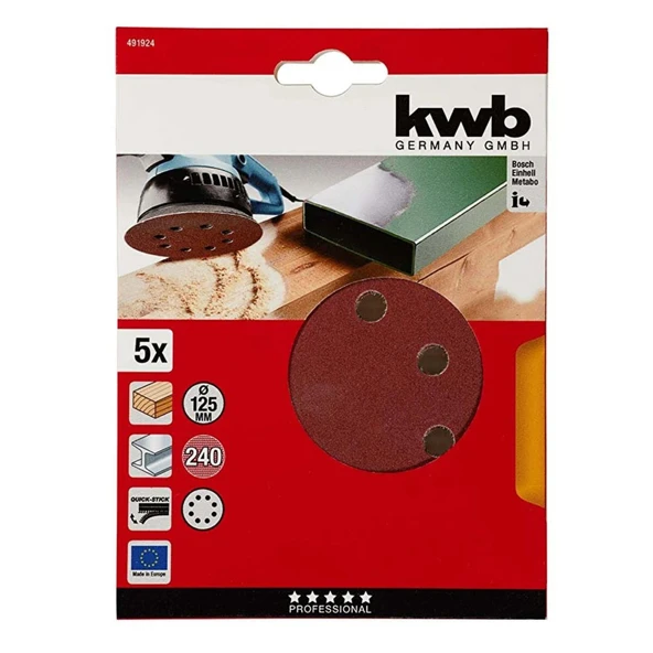 ZIMPARA KAGIDI 125 MM 240 KUM - 2