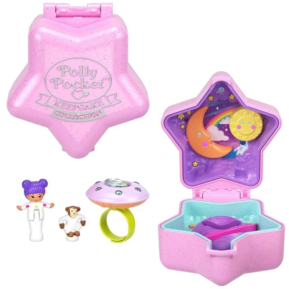 JCB24 Polly Pocket Yüzük Kutusu Oyun Seti - 2