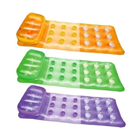 58890 RENKLİ BARDAKLI YATAK 188X71 ürün görseli 1