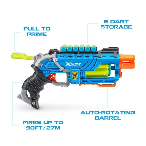4860 X Shot Sünger Atan Dino Attack Striker Silah -Sunman ürün görseli 1