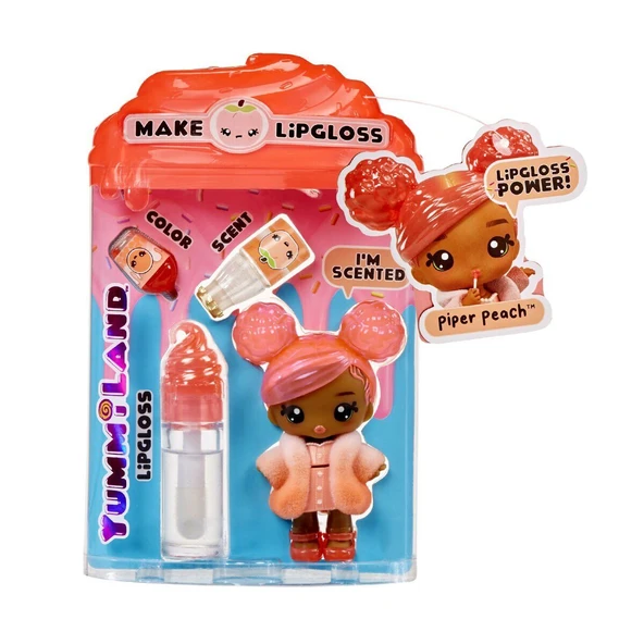 120759 Yummiland Piper Peach Bebeği ve Dudak Parlatıcısı - Resim 2