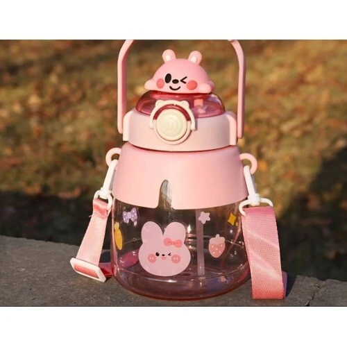 Sevimli Hayvanlar Su Matarası - Resim 2