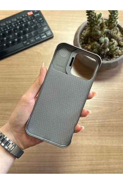 MTL iPhone 15 Pro Max Standlı karbon Kılıf Soocase624 - 3