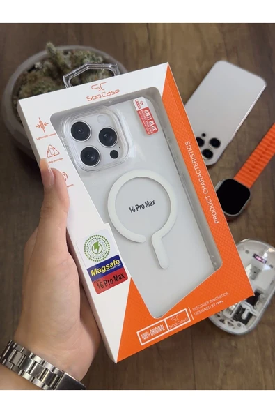 MTL iPhone 16 Pro Max MagSafe Uyumlu Silikon Kılıf Soocase661