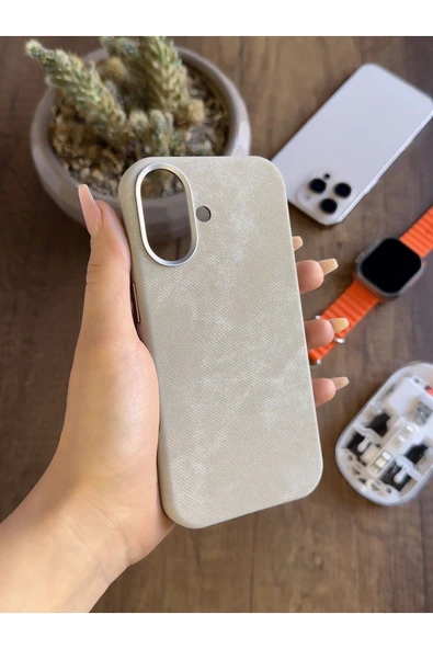 MTL iPhone 16 Uyumlu Kadife Yüzeyli MagSafe Uyumlu Premium Kılıf SooCase691