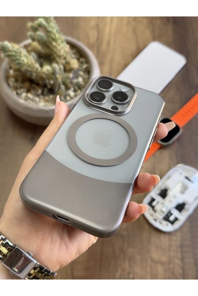 MTL iPhone 14 Pro Magsafe Uyumlu Mika Sararmaz Kılıf SooCase720 - 4