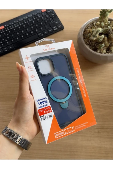 MTL iPhone 12/12 Pro Standlı Ve MagSafe Kılıf Soocase622 - 5