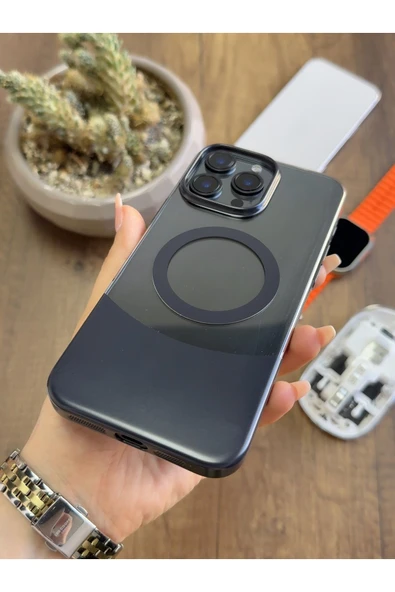 MTL iPhone 16 Pro Max Magsafe Uyumlu Mika Sararmaz Kılıf SooCase720 - 4