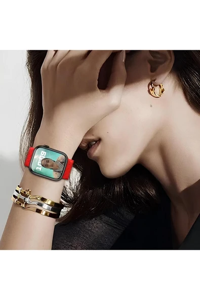 MTL Apple Watch Uyumlu Watch 1/2/3/4/5/6/SE/7/8/9 Serileri 42/44/45/49 MM Kordon Kayış Silikon MT92 - 5