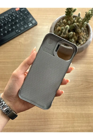 MTL iPhone 12/12 Pro Standlı karbon Kılıf Soocase624 - 3