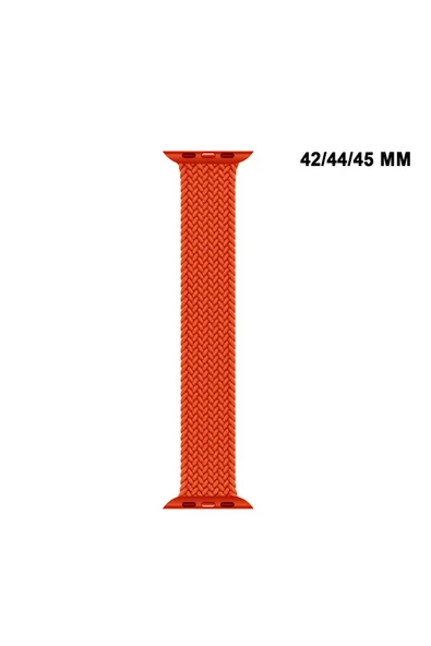 MTL Apple Watch Uyumlu 1/2/3/4/5/6/SE/7/8/9Seri 42/44/45/49MM Solo Loop Kordon Kayış Silikon SBeden MT94 - 3